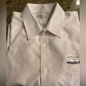 Men’s dress shirt. White. Size 17 neck